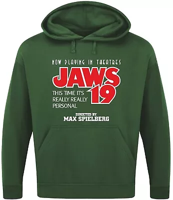 Buy JAWS 19 HOODIE Funny Slogan Geek Nerd Shark Back To The Future Mens Top • 15.99£