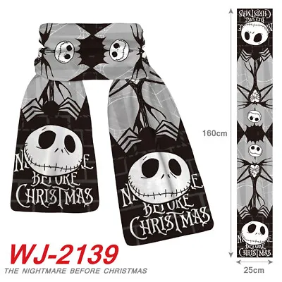 Buy The Nightmare Before Christmas Sally Jack Long Scarf Windproof Accessories • 10.20£