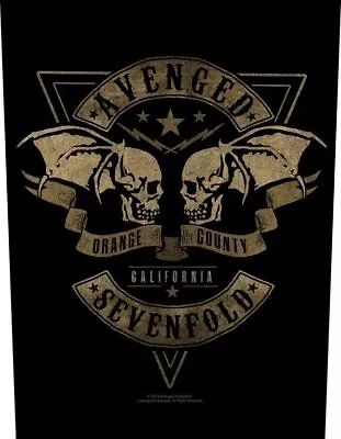 Buy Avenged Sevenfold Orange County Back Patch Official Metal Band Merch  • 12.63£
