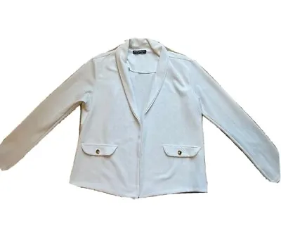 Buy Select Ladies White Jacket, Female Fashion Designer Clothing, UK16 • 9.95£