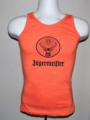 Buy New Womens Jagermeister Tank Top Shirt Medium Orange Stag Logo • 19.94£