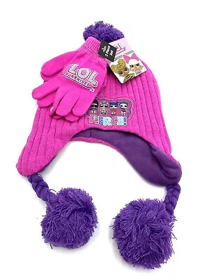 Buy Berkshire Fashions Girls 2-Pc. LOL Surprise! Hat & Gloves Set One Size • 12.54£