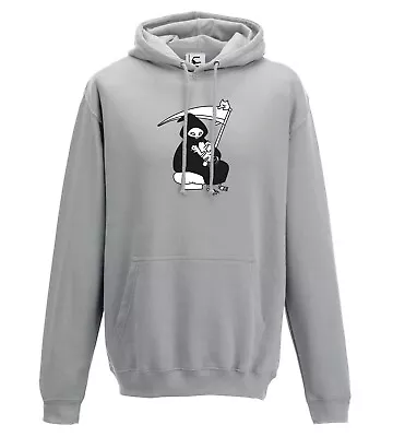 Buy Grim Reaper With Cats Goth Halloween Hoodie Jumper Adults Teens Kids Sizes • 21.99£