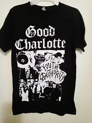 Buy Pacific Black Women's Black Tee. Good Charlotte Graphic. Size S/CH. • 9.44£