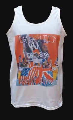 Buy The Exploited Hardcore Punk Rock T-SHIRT Vest Top Unisex White S-2XL • 13.99£