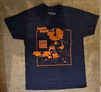 Buy Taylor Hawkins Blue / Orange Wembley Tribute T-Shirt *rare* Foo Fighters Medium  • 15£