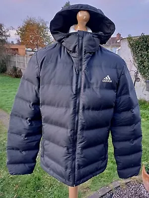 Buy Adidas Duck Down Padded Hooded Jacket Mens Medium Great Condition  • 11.99£