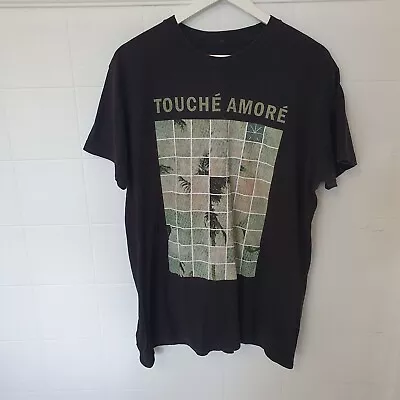 Buy Touche Amore T-Shirt L Music Band Merch Screamo Emo Hardcore Black Graphic • 19.92£