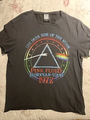 Buy Amplified Pink Floyd The Dark Side Of The Moon European Tour 1972 T Shirt • 8£