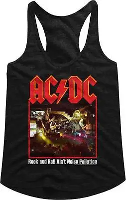 Buy AC/DC Rock And Roll Ain't Noise Pollution Women's Tank Top T Shirt Band Merch • 25.10£