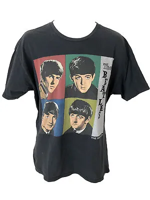 Buy THE BEATLES Love Me Do 2011  T-Shirt Black XL X-Large Tee Top The Singles • 6.99£