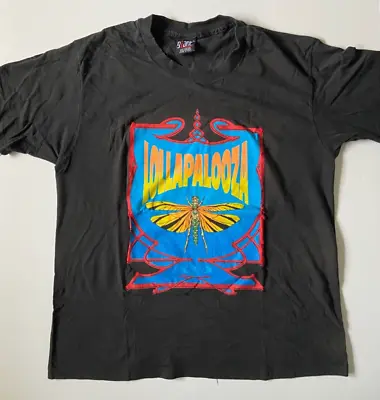 Buy 1992 Lollapalooza Tour T-Shirt Mens XL Original Used - RHCP Ministry Pearl Jam • 283.20£