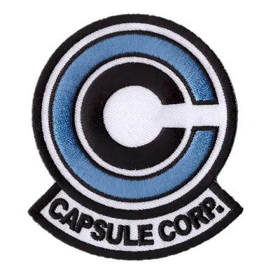 Buy 3.5  Blue Dragon Ball Z Capsule Corp Iron On Costume Jacket Patch • 5.49£