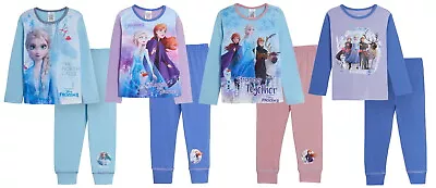 Buy Girls Disney Frozen 2 Pyjamas Kids Full Length Elsa Anna Olaf Pjs Set Nightwear  • 7.95£