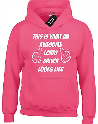 Buy This Is What Awesome Lorry Driver Hoody Hoodie Truck Van Big Tall Size 3xl - 5xl • 16.99£
