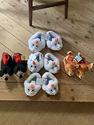 Buy Children’s Disney Slippers Various Sizes And Characters - See Description Price • 3£