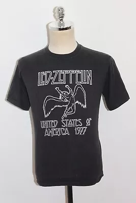 Buy Mens Merch Led Zeppelin Black T-Shirt Top Size XL • 14£
