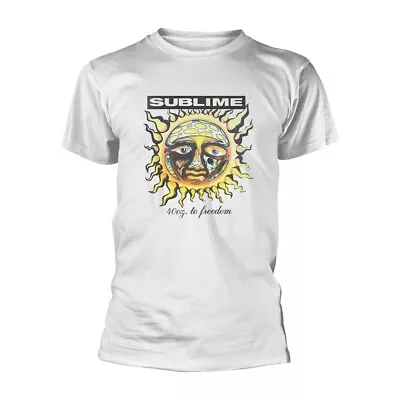 Buy SUBLIME - 40OZ TO FREEDOM WHITE T-Shirt Small • 19.11£