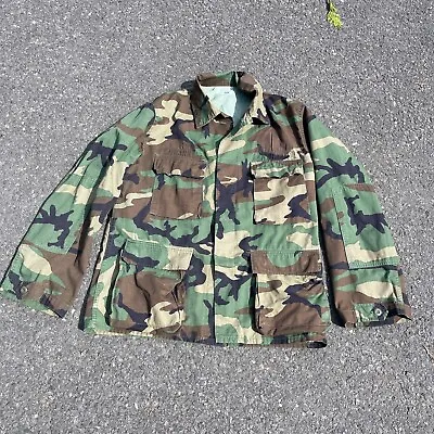 Buy US Army Surplus Issue M81 Woodland BDU Jacket Shirt, Camo Army Combat Uniform • 29.99£