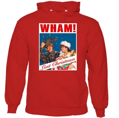 Buy WHAM CHRISTMAS JUMPER, Mens LAST Xmas George Micheael Unisex Sweatshirt & Hoodie • 16.99£