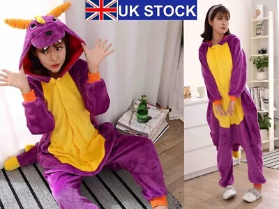 Buy UK Dinosaur Unisex Adult Animal Onsie88Onesie12 Anime Cosplay Pyjama Kigurumi • 19.16£