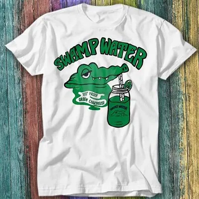 Buy Swamp Water Green Chartreuse T Shirt Top Tee 304 • 6.70£