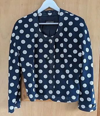 Buy Jacket Ladies Female La Mode Smarti Style - Dot Polka- Size UK 8-10 / EU 42 • 28£
