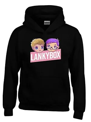 Buy Kids Lankybox Hoodie Funny Viral Youtuber Merch Boys Girls Hooded Top Hoodies. • 11.99£