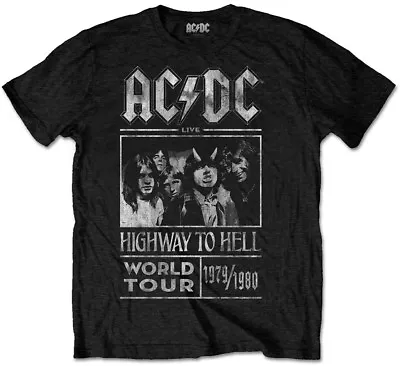 Buy AC/DC Highway To Hell World Tour 1979/1980 T-Shirt - OFFICIAL • 14.89£