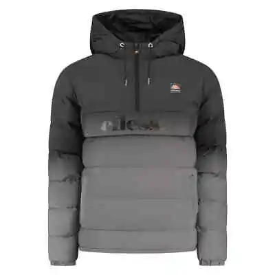 Buy Ellesse Padded Ski Jacket Black Silver Pullover Winter Puffer Coat Men's Size • 39.99£
