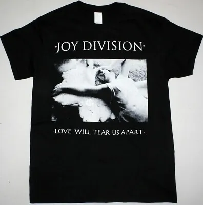 Buy Joy Division Unisex T Shirt |  Love Will Tear Us Apart  |  Black Punk Rock Shirt • 13.74£