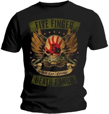Buy Five Finger Death Punch LockedLoaded T-Shirt - OFFICIAL • 16.29£
