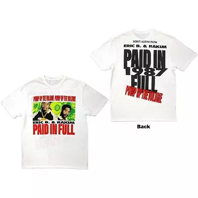 Buy Eric B. & Rakim Unisex T-Shirt: Pump Up The Volume (Back Print) OFFICIAL NEW  • 20.90£