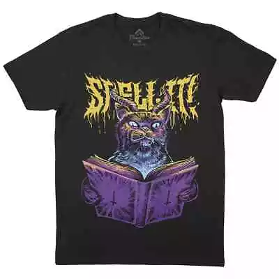 Buy Demon Spell Mens T-Shirt Horror Creepy Cat Demonic Devil Religion Book P869 • 11.99£
