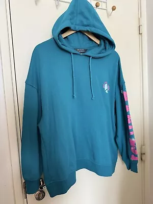 Buy Womens Hoodie Size 12 Blue With Rainbow Letters • 10£