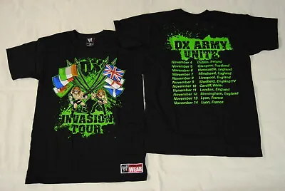 Buy Wwe Dx Invasion Army Unite Tour 2009 T Shirt New Official D Generation X Rare  • 7.99£