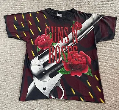 Buy Vintage Guns & Roses 1993 Size Large T-Shirt Single Stitch Brockum Wild Oats • 199.99£