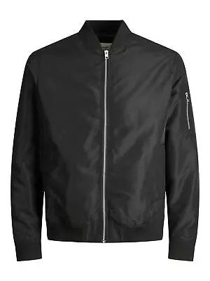Buy Mens Bomber Jacket 100% Polyester Casual Zip Fastening Long Sleeves Jackets • 24.99£