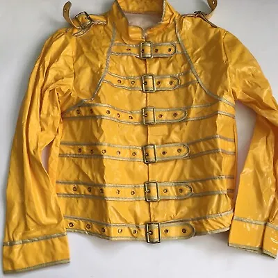 Buy Flying Jacket PVC Queen Mercury PU Vintage Military S  Band Tunic • 34£