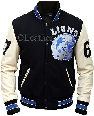 Buy Beverly Hills Cop Axel Foley Detroit Lions Vintage Sports Letterman Jacket • 74.99£