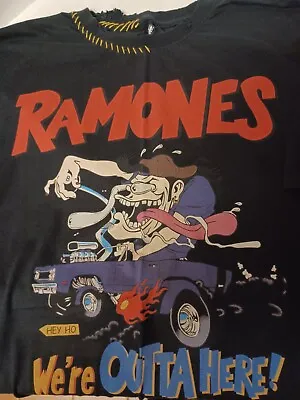 Buy DRAGONFLY Vintage RAMONES T Shirt UNWORN • 25£