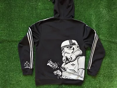 Buy Adidas Originals X Star Wars Stormtrooper Track Hoodie Full Zip Size L Very Rare • 72£