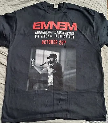 Buy Eminem Tour T Shirt,2019 Abu Dhabi. Mens XL • 9£