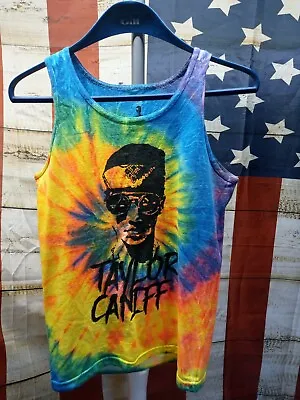 Buy Taylor Caniff - Tie Die Merch Rainbow Tank Vest - SM • 6.99£
