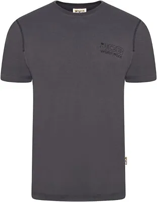 Buy JCB - Trade Steel Work T Shirt - 100% Cotton Jersey - 180gsm - Mens Workwear • 13.99£