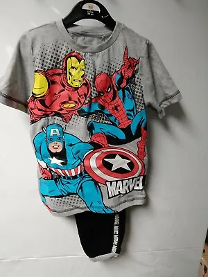 Buy Pyjama Sets Marvel Comics Suit 5-6-years Old Hulk Thor Spiderman Avengers 🐬⭐⭐⭐⭐ • 6.99£