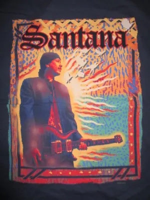 Buy 2006 CARLOS SANTANA Concert Tour (3XL) T-Shirt BLACK MAGIC WOMAN - EVIL WAYS • 47.36£