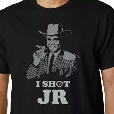 Buy I Shot JR T-shirt DALLAS EWING EIGHTIES 80'S CULT TV CRAGGY FUNNY QUOTE GEEK TOM • 14.99£