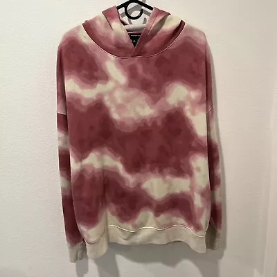 Buy International Concepts Tie-Dyed Hoodie Pink/White Multi  Size XL • 1.97£