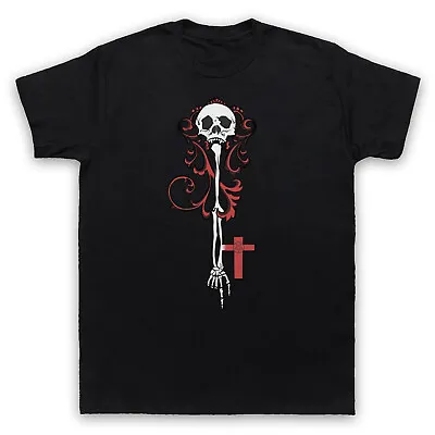 Buy Skeleton Key Gothic Illustration Horror Pentagram Mens & Womens T-shirt • 17.99£